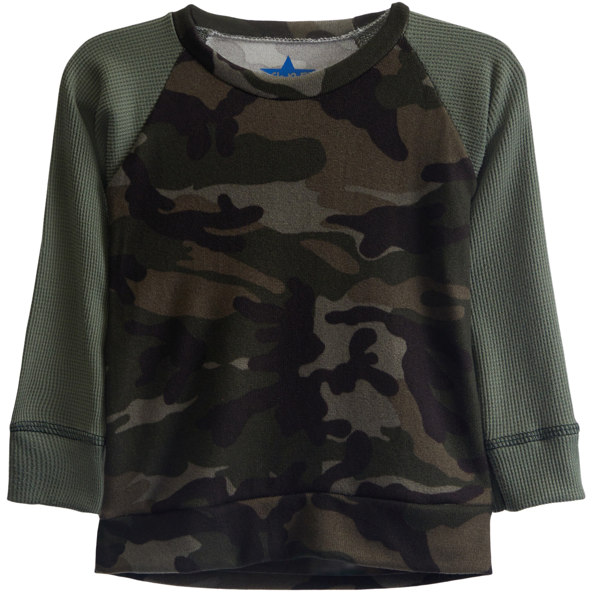 Camo Thermal Sleeve Raglan Tee - Denny's