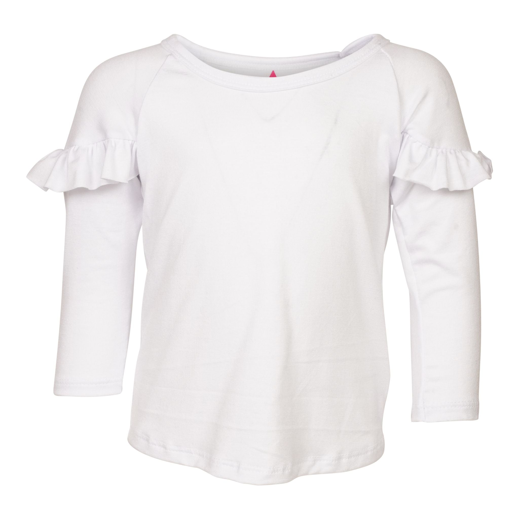 Long Sleeve Ruffle Shoulder Top - Denny's