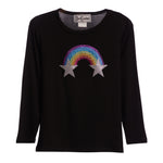 Glitter Rainbow & Stars Tee - Denny's