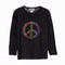 Rainbow Animal Peace Sign Top - Denny's