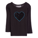 Sparkle Velvet Heart Shirt - Denny's