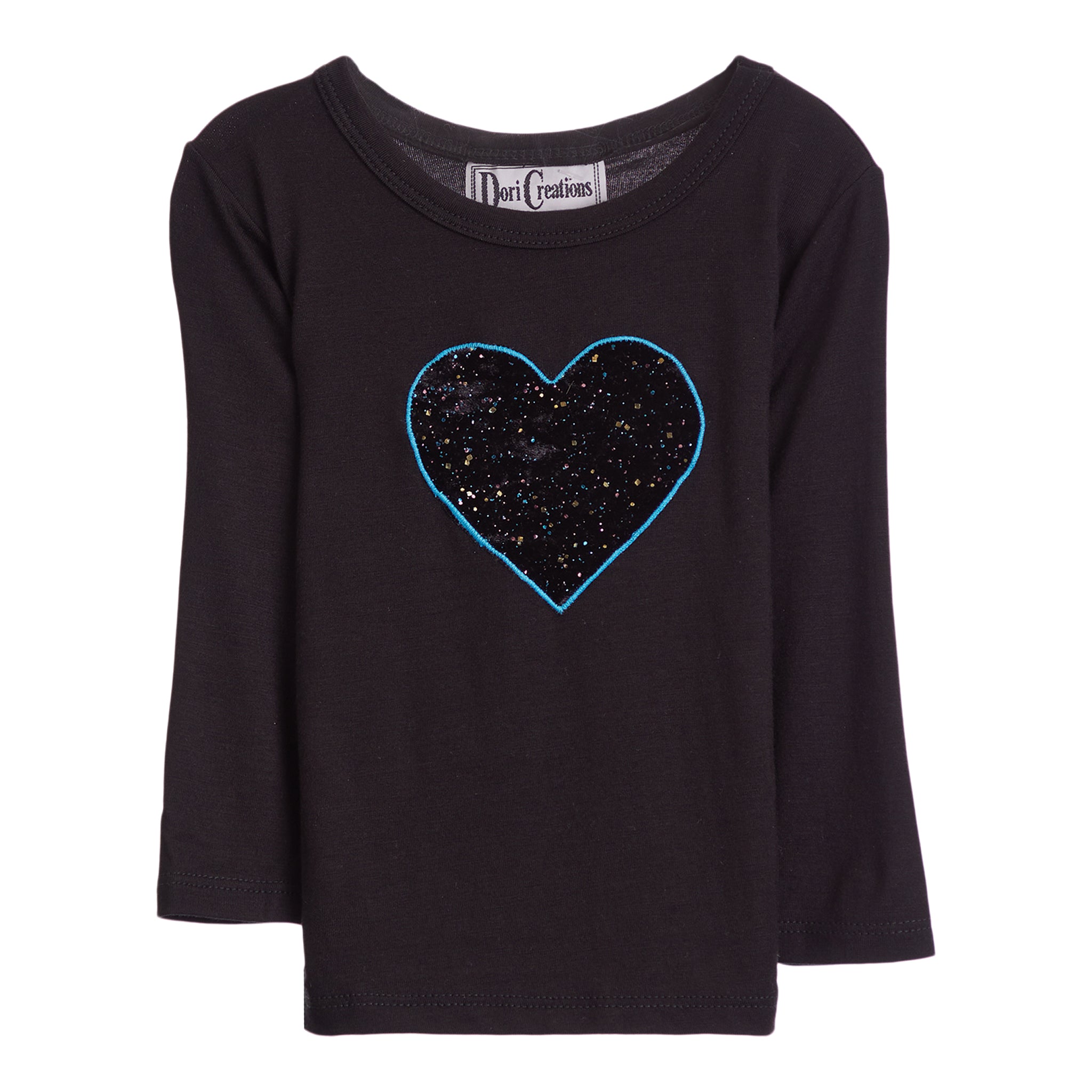 Sparkle Velvet Heart Shirt - Denny's