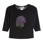 Purple Rose Tee - Denny's