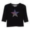 Glitter Star Patch Top - Denny's
