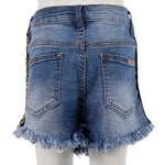 Cut Off Short with Leopard Stripe - Denny's