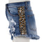 Cut Off Short with Leopard Stripe - Denny's