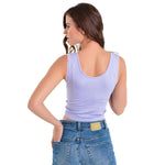 Rouched Vneck Tank Top - Denny's