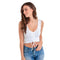 Rouched Vneck Tank Top - Denny's