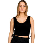 Side Tie Scoop Tank - Denny's