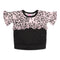 Pink Cheetah Ruffle Sweatshirt - Denny's