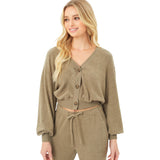Soft Crop Cardigan - Denny's