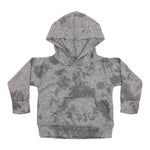 Grey Hacci Tie Dye Kangaroo Pocket Hoodie - Denny's