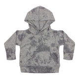 Grey Hacci Tie Dye Kangaroo Pocket Hoodie - Denny's