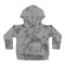 Grey Hacci Tie Dye Kangaroo Pocket Hoodie - Denny's