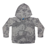 Grey Hacci Tie Dye Kangaroo Pocket Hoodie - Denny's