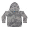 Grey Hacci Tie Dye Kangaroo Pocket Hoodie - Denny's