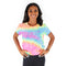 Short Sleeve Rihianna Tie Dye Crop Crew - Denny's