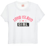 Long Island Girl Crop Tee - Denny's