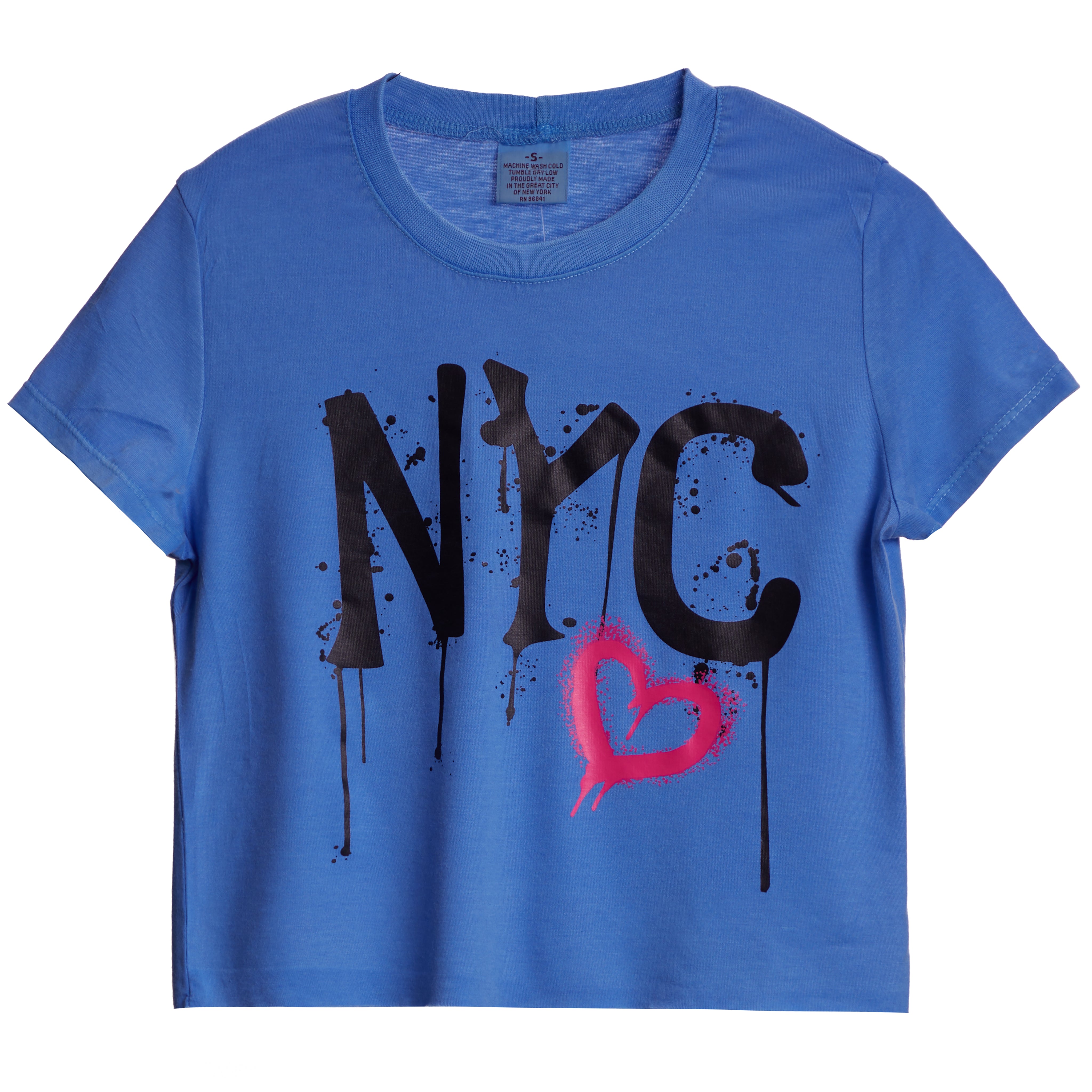 Drippy NYC Heart Crop Tee - Denny's
