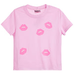 Neon Pink Lip Tee - Denny's