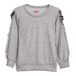 Leopard Ruffle Sleeve Hacci Top - Denny's