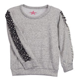 Leopard Ruffle Sleeve Hacci Top - Denny's