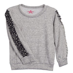 Leopard Ruffle Sleeve Hacci Top - Denny's