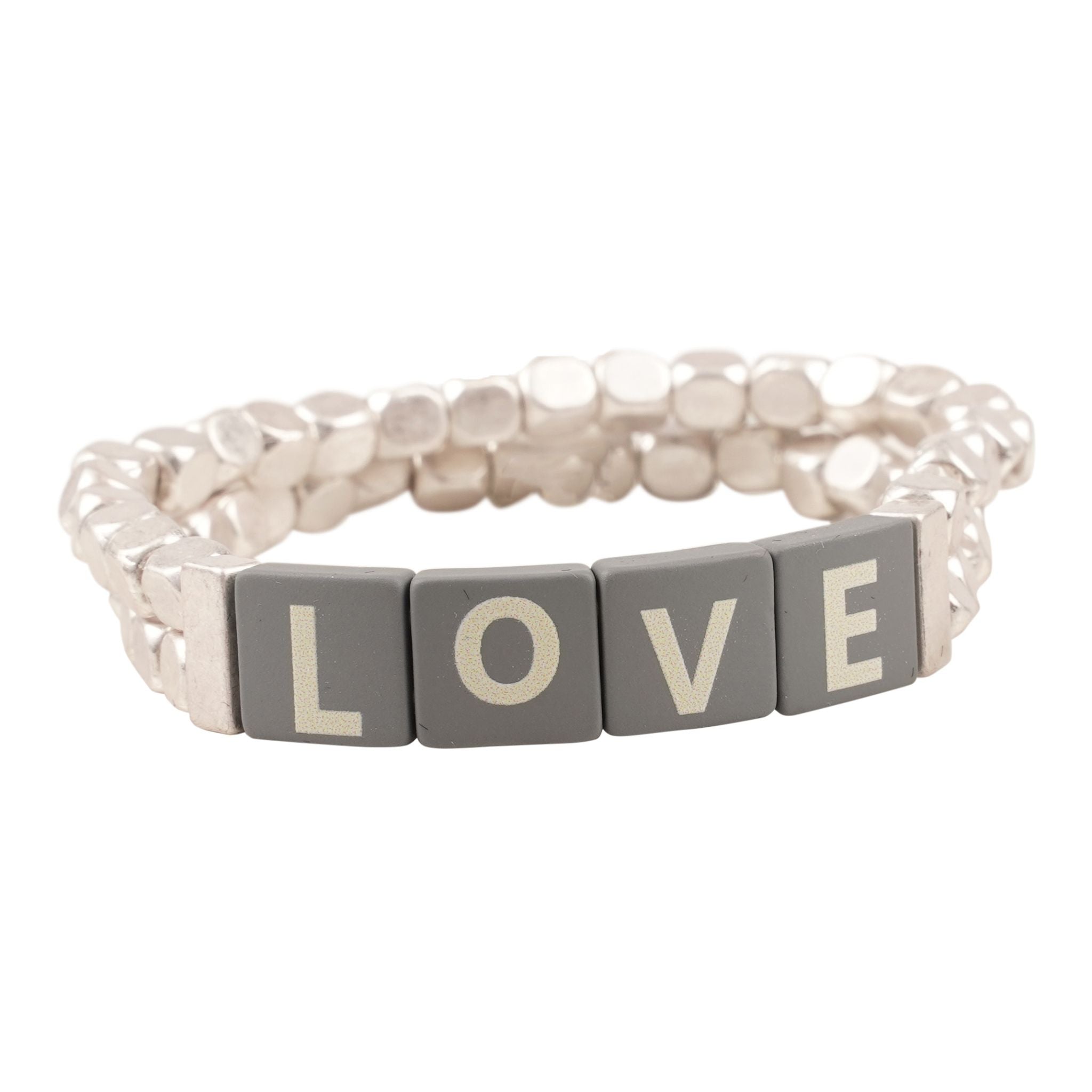 Love Tile Stretch Bracelet - Denny's