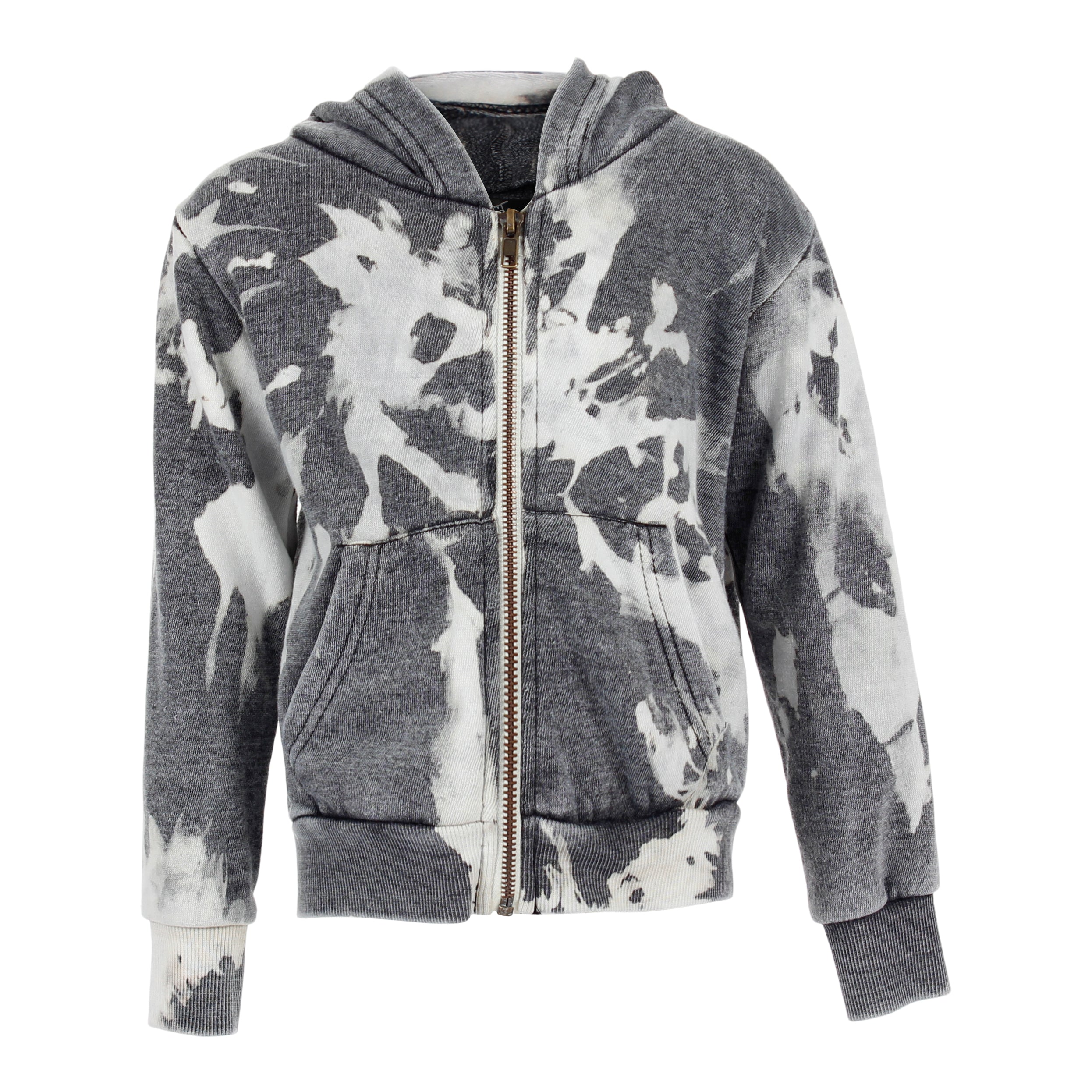 Bleached Zip Sweatshirt - Denny's