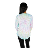 Three Quarter Sleeve Bright Tie Dye Raglan - Denny's