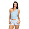 One Shoulder Ribbed Tank - Denny's