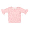 Pink Leopard Ruffle Sweatshirt - Denny's