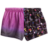 Checker Splatter Fuzzy Lounge Shorts - Denny's