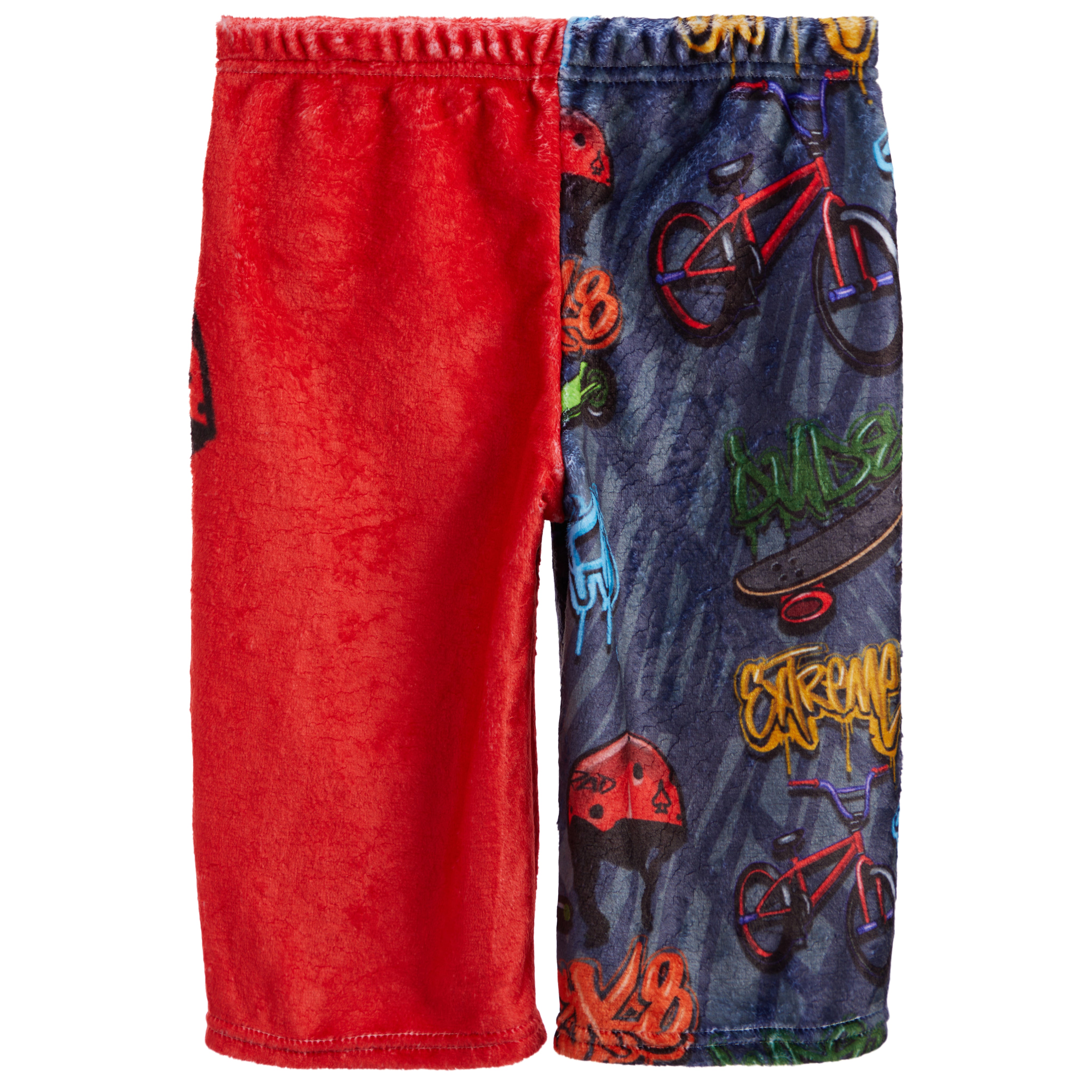 Extreme Dude Fuzzy Lounge Bermuda Shorts - Denny's