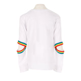 Sweatshirt Long Sleeve Cut Elbow Rainbow Taping - Denny's