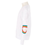 Sweatshirt Long Sleeve Cut Elbow Rainbow Taping - Denny's