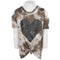 Short Sleeve Cold Shoulder with Slit Heart - Denny's