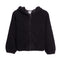 Oversized Sherpa Zip Hoodie - Denny's