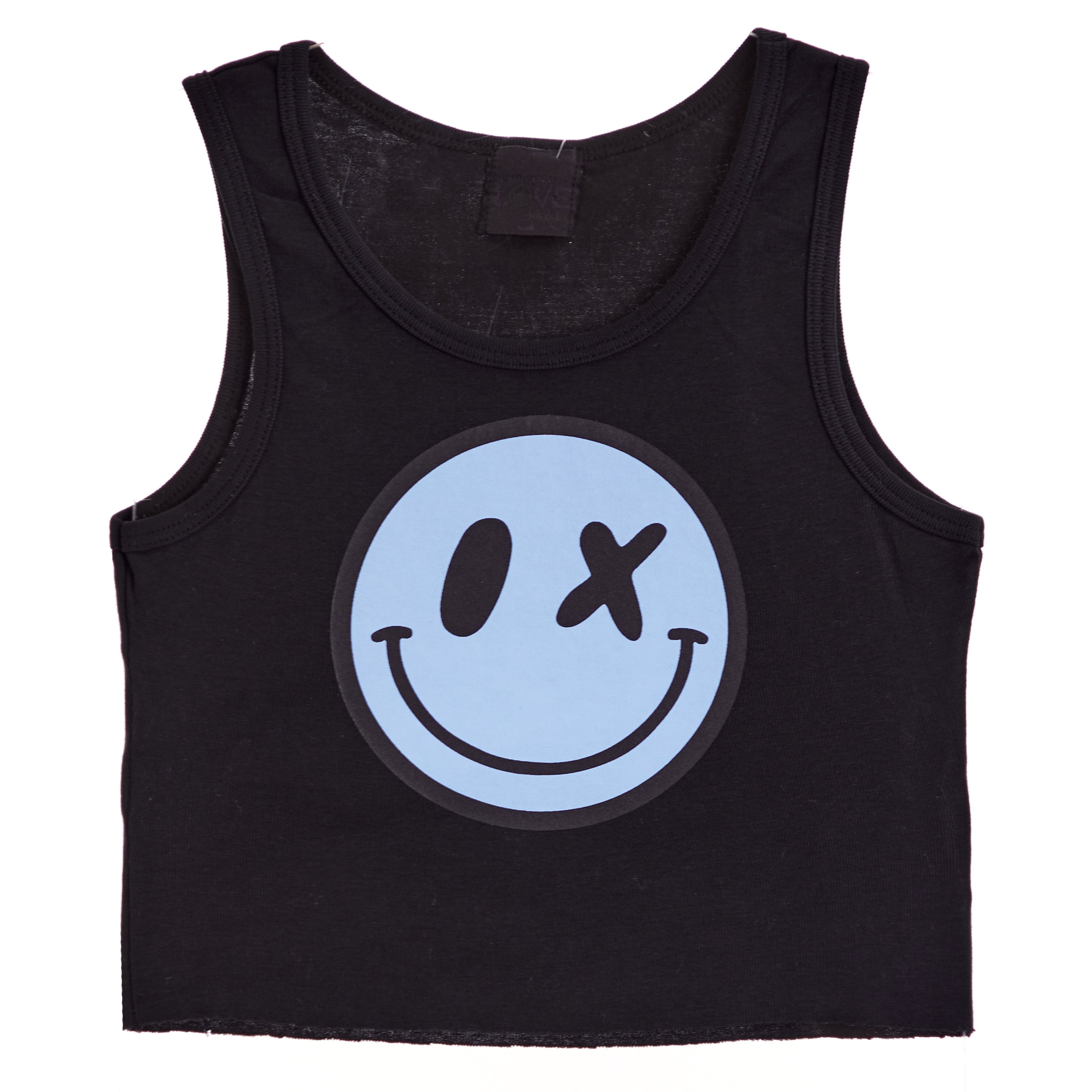 Blue Smiley Tank - Denny's