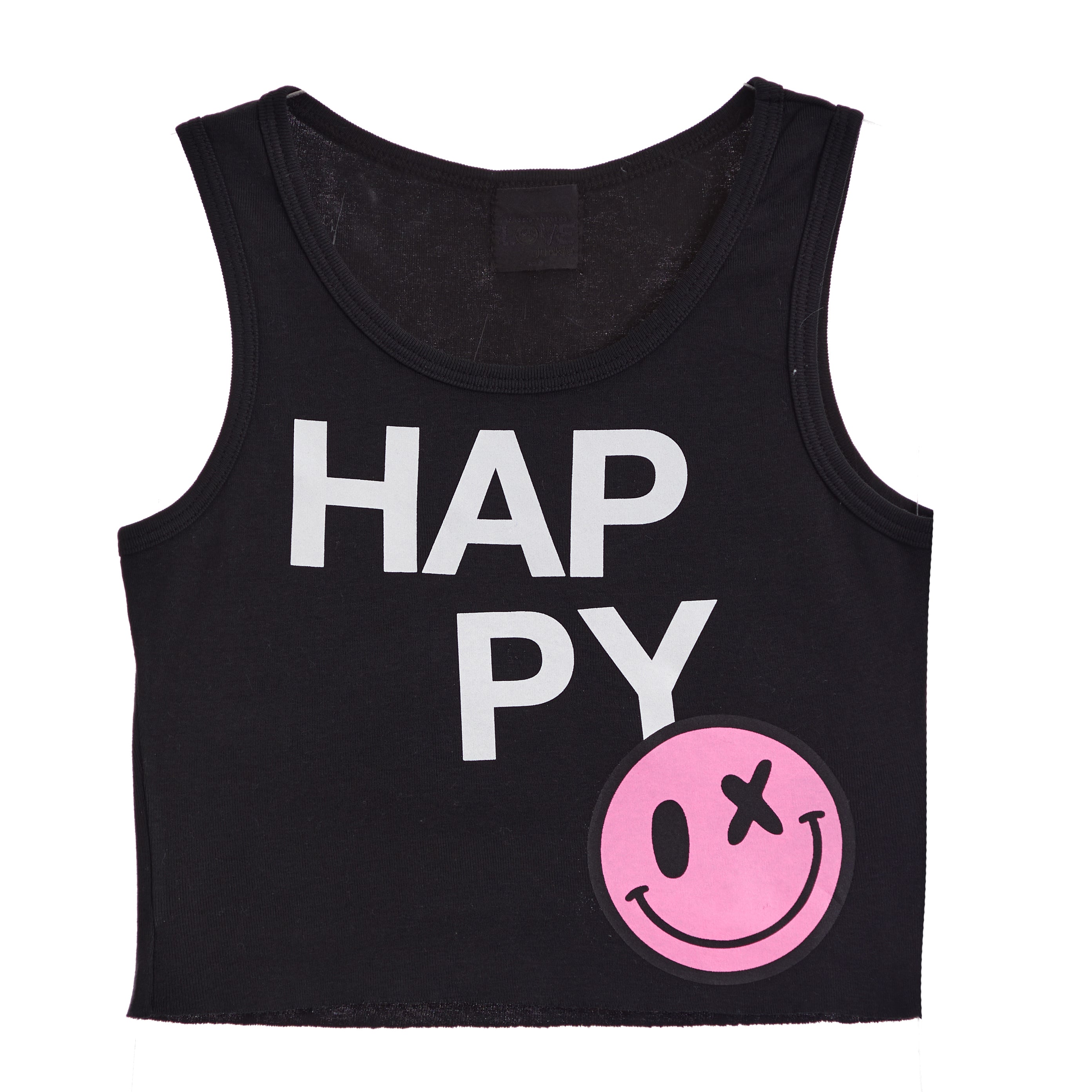 Pink Happy Smiley Tank - Denny's