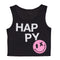 Pink Happy Smiley Tank - Denny's