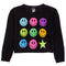 Allover Smiley Face Long Sleeve Tee - Denny's