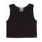 Black Studs Ribbed Crop Tank - Denny's