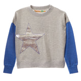 Star Patch Colorblock Sweatshirt - Denny's