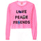 Love, Peace & Friends Long Sleeve Tee - Denny's