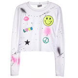Smiley, Love, Splatter & Spray Tee - Denny's