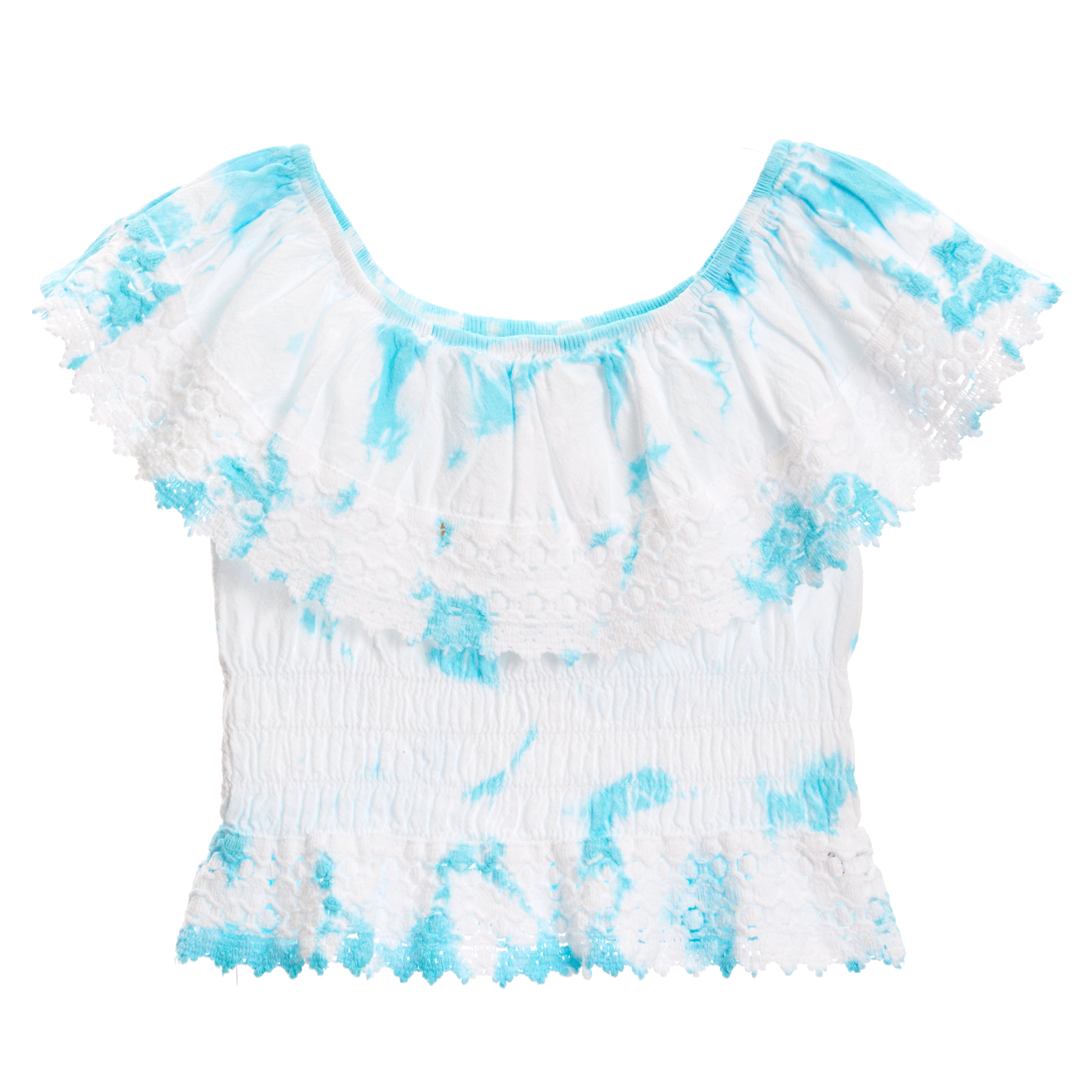 Off The Shoulder Tie DyeTop - Denny's