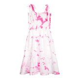 Tie Shoulder Tie Dye Dress - Denny's