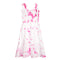 Tie Shoulder Tie Dye Dress - Denny's