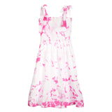 Tie Shoulder Tie Dye Dress - Denny's